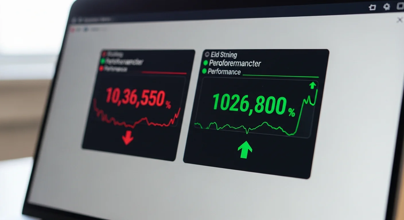 Terminal mostrando métricas de performance: latência caindo de 4,2s para 180ms — resultado de cache modular em produção