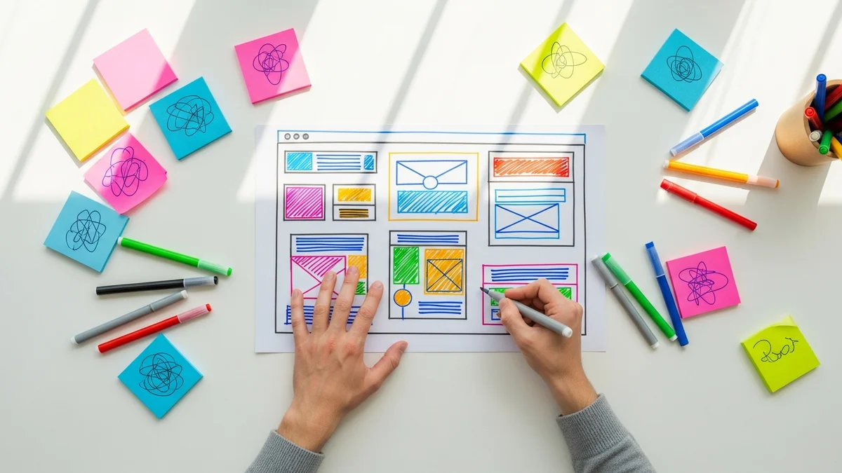 Ilustração representando criar landing page grátis que converte em 2026 — artigo do blog givanildo.com.br