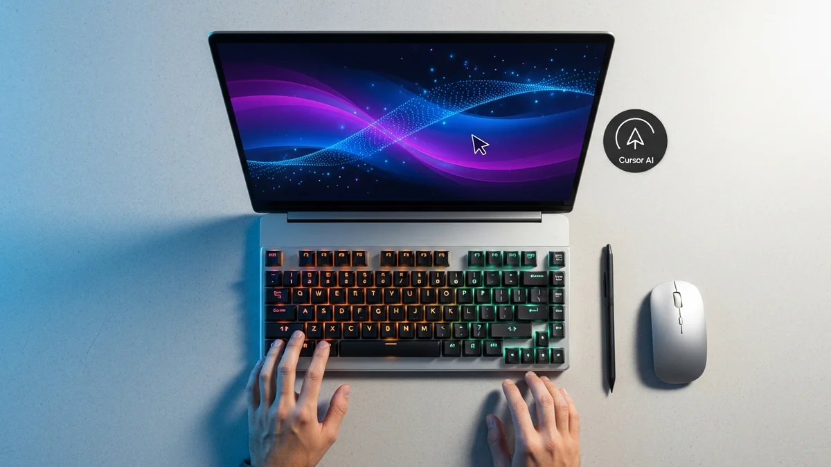 Ilustração representando cursor ai para desenvolvimento: guia 2026 — artigo do blog givanildo.com.br