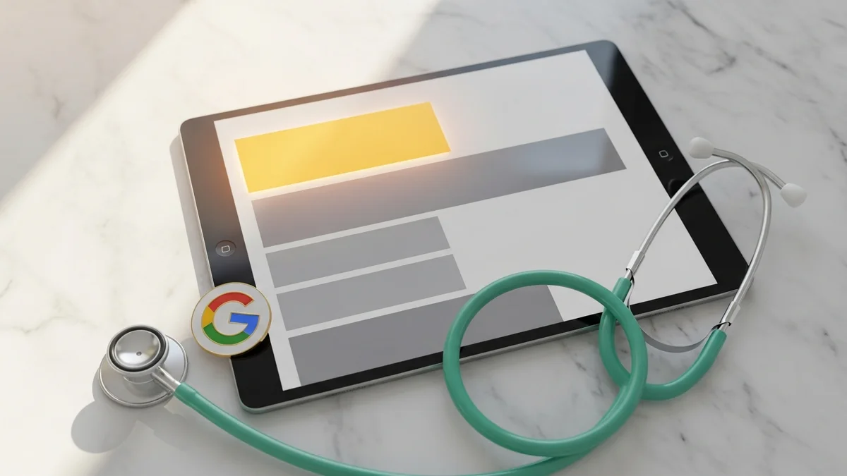 Ilustração representando featured snippet saúde: como chegar à posição zero — artigo do blog givanildo.com.br